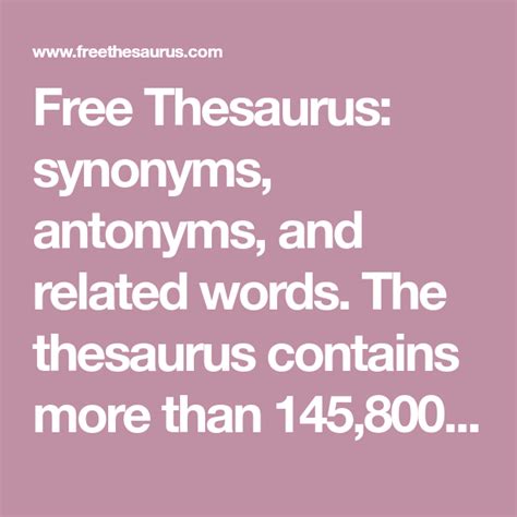 related thesaurus|More.